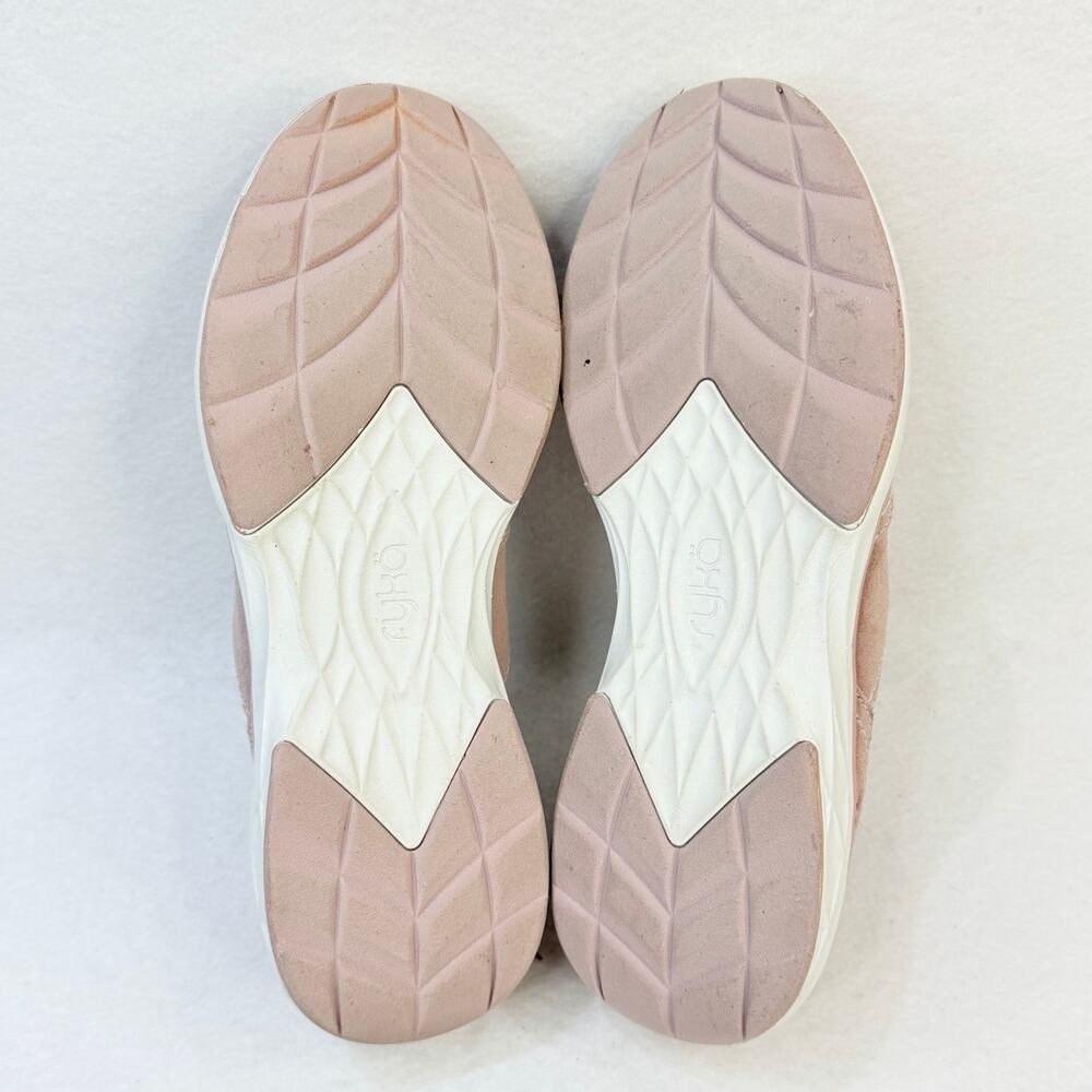 Ryka Womens Talia Slip On Casual Sneakers Stretch Knit Suede Dusty Pink Size 9 - Picture 9 of 10